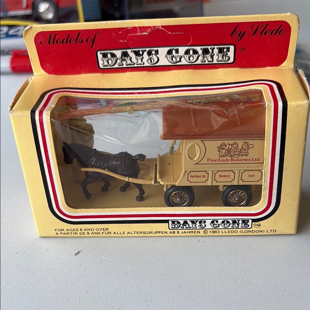 Horse-Drawn Bakery Cart Toy